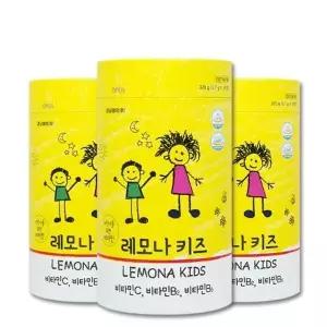 [경남제약] 레모나키즈 츄어블 비타민C 어린이 청소년 100정 3개