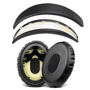 보스 퀵컴포트 3(QC3) QC 3 헤드폰 교체용 스냅온 헤드밴드 or 이어패드 (OE1에 맞지 방지)