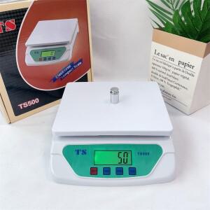 전자 주방용 베이킹 저울 TS500 가정용 플랫폼 LCD 디지털 가격 계산 30kg 계량