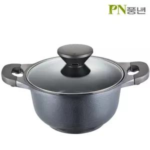 [온누리상품권] PN풍년 펄블랙주물 IH 곰솥냄비 28cm 인덕션 대용량 사골 육수