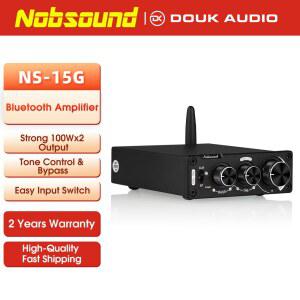 Nobsound 미니 블루투스 5.0 TPA3116 디지털 오디오 앰프 하이파이 클래스 D 스테레오 파워 앰프 홈 스피커용 100W