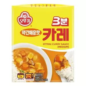 3분 카레 약간매운맛 200g 오뚜기