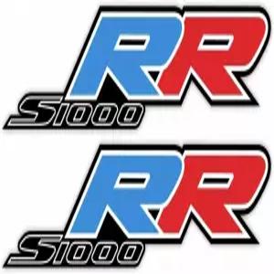 BMW S1000RR(검정 파랑 빨강)에 어울리는 멋진 사이드 페어링 데칼 스티커 2009 2014 장식용 세트 유연한