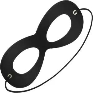 AIMIKE 슈퍼히어로 마스크 검은색 펠트 안대 할로윈 분장용 탄성 끈이 달린 조절식