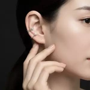 귀를 뚫지 않는 진주 별 유티크 2종 세트 이어커프 이어커프 남자귀걸이 귀안뚫는귀걸이