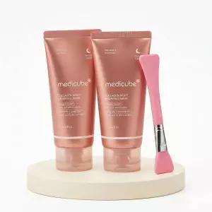 [아이돌물광팩/한정기획] 메디큐브 콜라겐 나이트 랩핑 마스크 75ml (+브러쉬 증정기획)