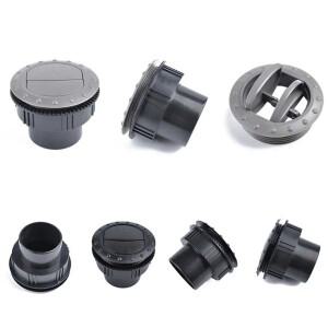 1피스 60mm 자동차 벤트 에어컨 디플렉터 콘센트 공기 배출구 RV 버스 트럭 용 라운드 인테리어 액세서리