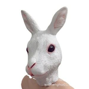 할로윈 토끼탈 라텍스 코스튬 의상 탈 인형 탑승형 코스프레 파티 이벤트 용품