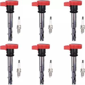 아우디 VW 2.0 2.5 4.2용 점화 코일 및 플러그 A3 A4 A5 A6 A7 A8 콰트로 올로드 Q5 Q7 R8 S4 S5 S6 S8 SQ5
