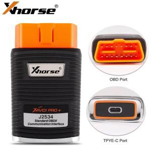 Xhorse XDMVJPGL MVCI PRO+ J2534 케이블 슈퍼 차량 진단 프로그래밍 벤츠 호환 VW 포드호환 지원 D-PDU 프