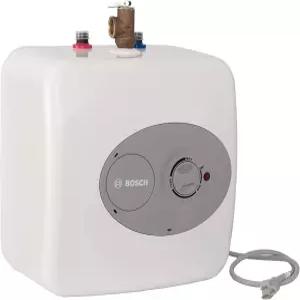 BOSCH 전기 미니 탱크 온수기 Tronic 3000 T 2.5갤런 (ES2.5) 온수 준비 시간을 없애세요 선반 벽 또는