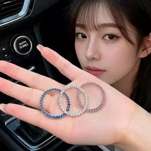 고품질 차량 스타트 버튼 커버 링 자동차 시동 버튼링 인테리어 드레스업 튜닝 크리스탈스타트버튼 WFQ7TY