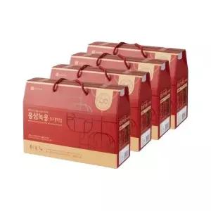 종근당건강 홍삼 녹용 프리미엄 선물 세트 30포 3+1세트 (총 4세트)