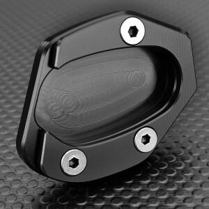 Triumph Speed 트윈 1200 Thruxton용 바이크 오토바이 킥스탠드 익스텐션 플레이트 풋 사이드 확대 패드