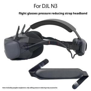 DJI N3 비행 고글 헤드 스트랩 교체 용 편안한 조절  PU 쿠션 압력 릴리프