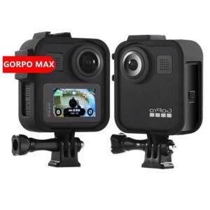 Gopro Max 액세서리 보호 프레임 케이스 표준 쉘 하우징 + 360 카메라용 고독한 나사 마운트
