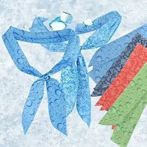 아이스머플러 목도리 물방울무 여름스카프 얼음 목걸이 밴드-WFQAJ9C