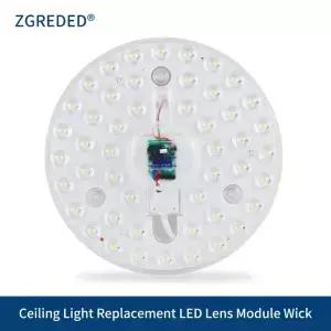 천장 조명 Led 패널 220v240v 라운드 모듈 12W36W 차가운 흰색 따뜻한 에너지 절약 교체 수정 Ligt