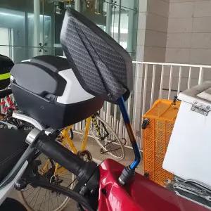 대림 시티에이스 시티100 백미러 디자인 화려한 사이드미러 튜닝