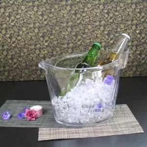 아크릴 와인 쿨러 경사 나뭇잎/보관통/얼음/맥주/양주/시원한/샴페인/이벤트/파티/야외/업소용/레스토랑