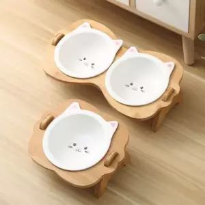 반려동물 아름드리 도자기 밥그릇 식기 고양이 견용품 반려 밥그릇 물그릇 사료 동물용품 강아지