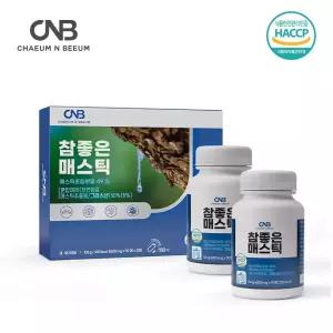 CNB 참좋은 매스틱 검 맥문동 양배추 브로콜리 복합추출물 90정 2개