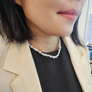 못난이 진주 목걸이 악세사리 행사용 주얼리