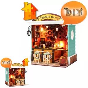 뮤 DIY 미니어처 인형의집 꾸미기 돌하우스 만들기 장식 캡틴바 쳐