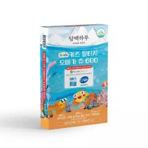담백하루 키즈 알티지 오메가 츄 600 1박스 30구미 비타민D 400IU 비타민E 11mg
