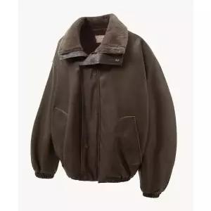 VTWO 8286 빈티지 코팅 레더 무스탕 (BROWN)