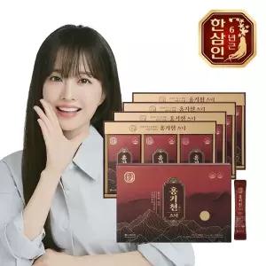 한삼인 홍기천 6년근 진세노사이드 스틱 10ml 30포 4개 +쇼핑백