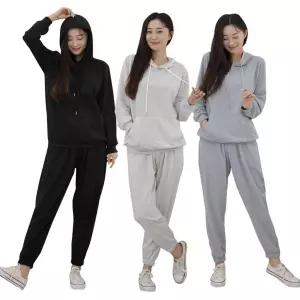무지 후드 상하세트 여성 밴딩 트레이닝복 운동복