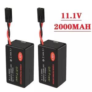 수집품 RC 11.1V 2000mAh 20C 재활용 가능한 고출력 드론 배터리 Parrot AR.Drone 2.0 쿼드콥터용으로 설계