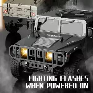 수집품 RC JJRC C8835 자동차 4x4 전지형 2.4G 무선 조종 오프로드 등반 전기 트럭 LED 라이트 장난감 선물