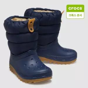 크록스 클래식 퍼프 부츠 토들러 Navy Gum 207683-4PQ 2097010W 1112127951