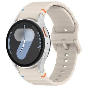 갤럭시 시계 7 FE 6 4 클래식 5 프로 44mm 팔찌 Watch6 스트랩에 대한  실리콘 밴드