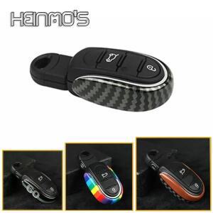 카본 자동차  합금 키 케이스 커버 체인 유니온 잭 미니 쿠퍼 S JCW F54 F55 F56 F57 F60 Clubman Countrym