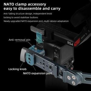 조절식 슬링 핸들 NATO 클립 포함 DJI RSC2 RS3 미니 프로 RS4 스태빌라이저 그립 핸드그립 짐벌용