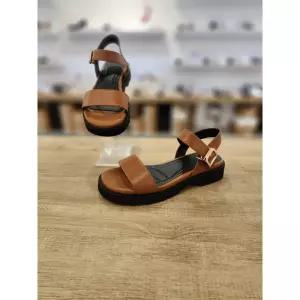 [세라] (2color) 경량 아웃솔 3cm 소가죽 컴포트 여성 발목 스트랩 샌들 c24s507