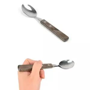 [하프클럽/셀럽하우스]나무손잡이 레스토랑 커트러리 양식기 스푼 19.2cm