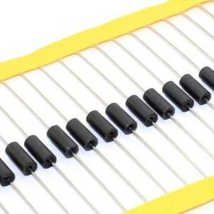 코어 인덕터 비드 3.5x6x0.8 페라이트 비드 3MM 4.7MM 5MM 6MM 8MM 9MM RH3.5 x 9x0.8 축 페라이트 비드 인덕턴스 50