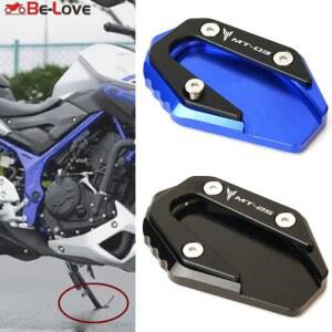 MT03 YZF R3 MT25 액세서리 확장 스탠드 오토바이 R3 패드 킥 사이드 플레이트 확대