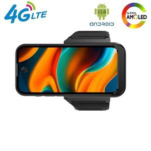 Q333 미니 스마트 워치 8GB RAM 128GB ROM 안드로이드 12.0 얼굴 잠금 해제 2000mAh 4G LTE Type-C OTG 3.9