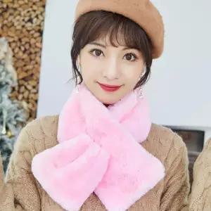 (올핀)고리형 털목도리 여성목도리