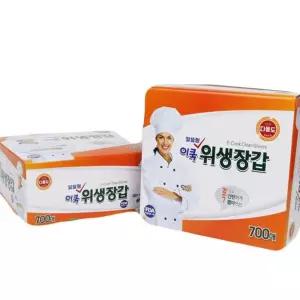 (다올)비닐장갑 일회용 대용량 이쿡 알뜰형 다용도 위생장갑 700매