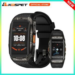 2025 KOSPET TANK X2 남성용 울트라 GPS 스마트 시계 3D 곡선 스크린 스테인레스 스틸 바디 나침반 고도계