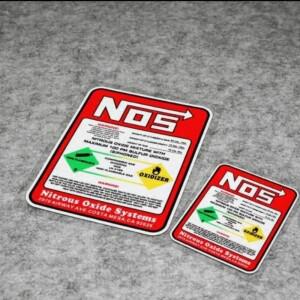 드래그 레이싱  자동차 스티커 NOS Nitrous Oxide Systems 튜닝 비닐 모토 크로스 카 스타일링