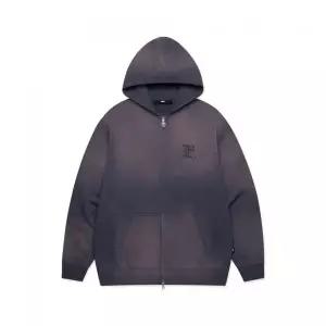 LMC GOTHIC WASHED ZIP-UP HOODIE vintage blue 2251295