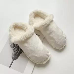 내피 겨울 슬리퍼 방한신발 기모 털슬립온 여성패딩슈즈 폴리에스터 윈터부츠 털신 크록스