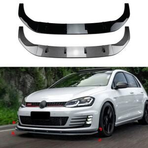 폭스바겐호환 골프 7 MK7 GTI R R라인 2013- 프론트 범퍼 스포일러 립 카 로워 가드 플레이트 스플리터 보